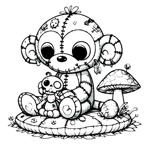 Beargoyle Monkey #1557