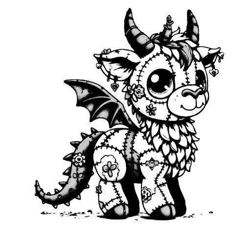 Patchwork Gargoyle Llama