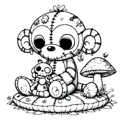 Beargoyle Monkey #1557