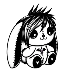 Emo Bunny #1046