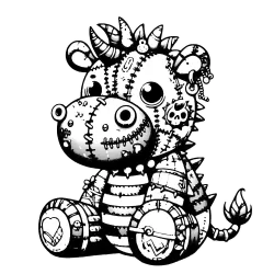 Beargoyle hippo #2122