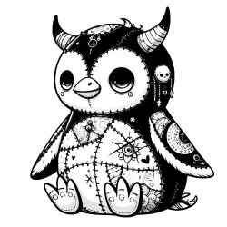 Finished version of viking penguin