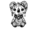 Stitched Koala #1836
