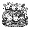 Bunnies in Sweaters #0908