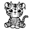 Tiger with horns #0401